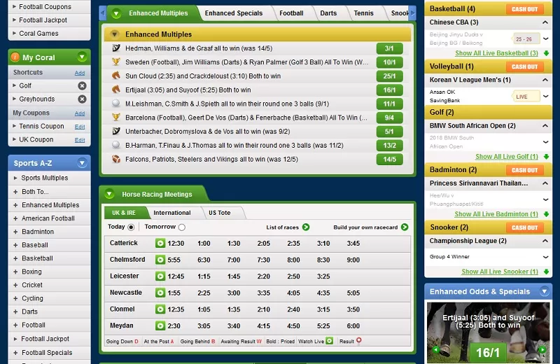 Интерфейс сайта