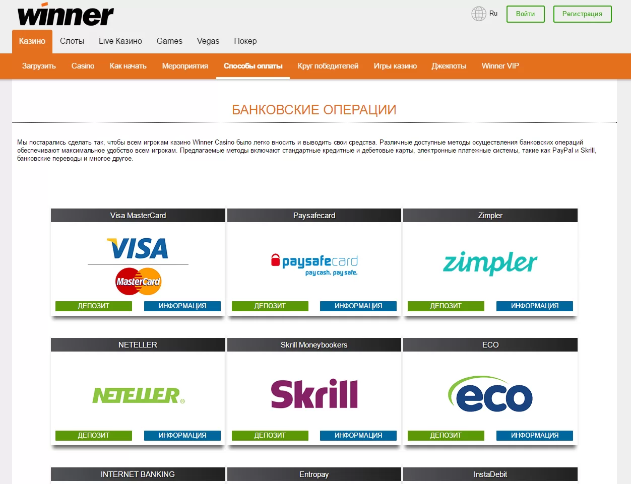 Платежные системы