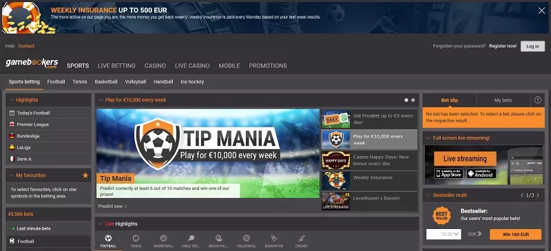 Gamebookers - отзывы о БК