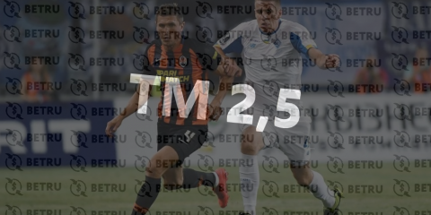 Ставки на футбол ТМ меньше 2.5 — стратегия ставок