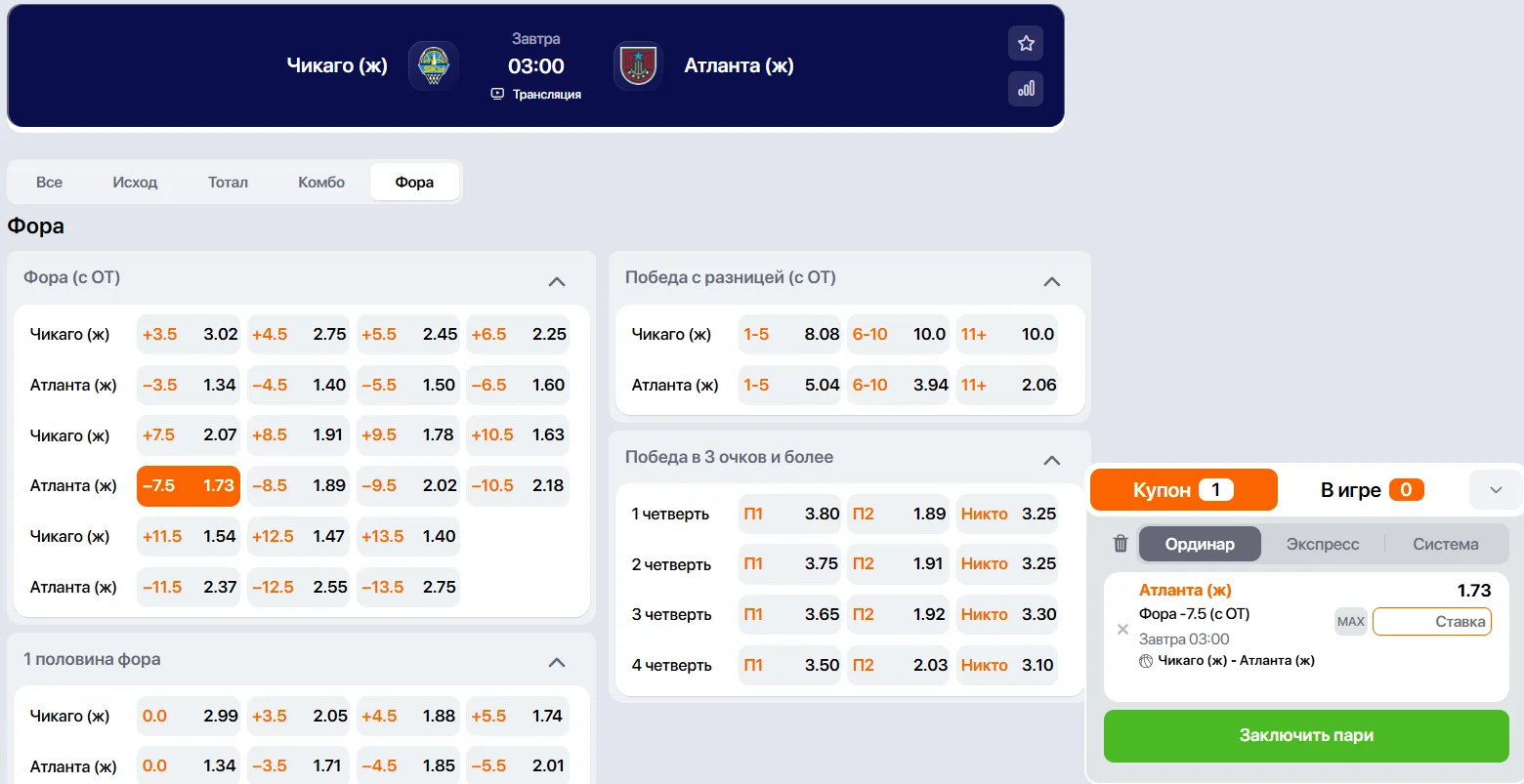 Как ставить на дробную фору в баскетболе