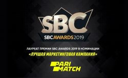 Одним из лауреатов SBC Awards 2019 стала БК Parimatch