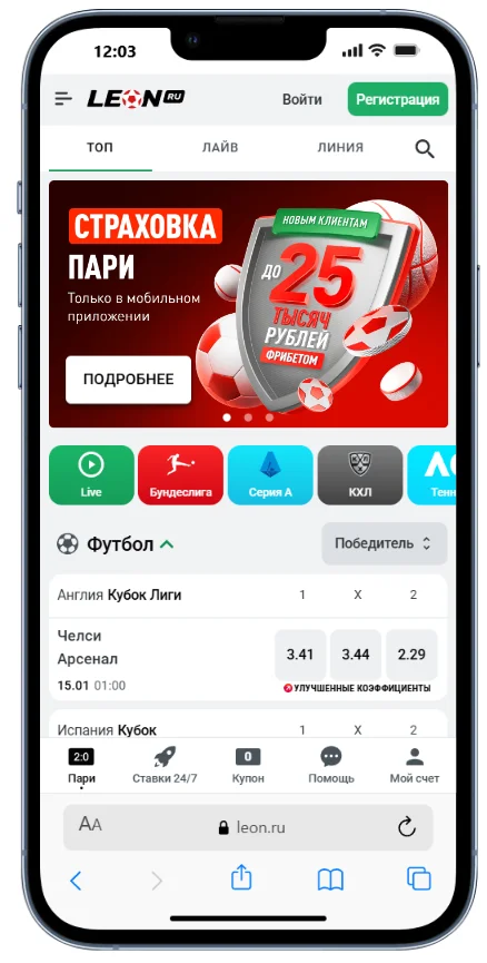 основное окно