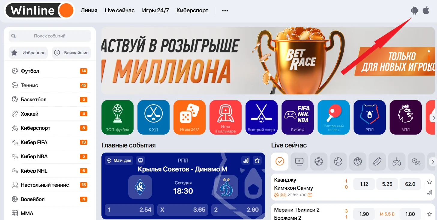 Скачать Винлайн