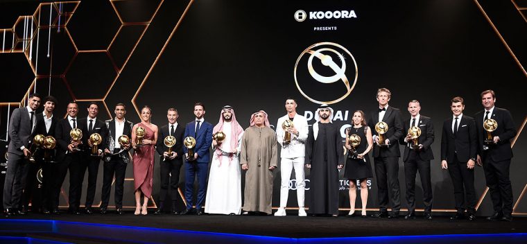 Названы обладатели приза Globe Soccer Awards-2020