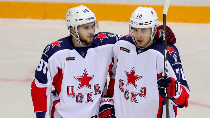 Хоккеисты хк ЦСКА