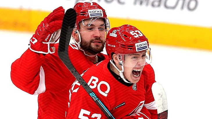 Хоккеисты хк Спартак