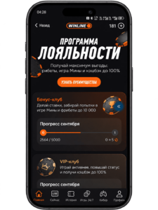 Программа лояльности Winline — Бонус-клуб, уровни или текущий прогресс