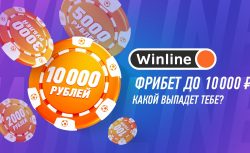Winline дарит до 10000 рублей. Используйте их на...