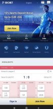 Интерфейс регистрации в приложении букмекерской конторы Sbobet на Айфон