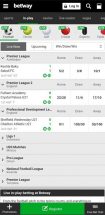 Интерфейс приложения букмекерской конторы (БК) Betway для iPhone (iOS)
