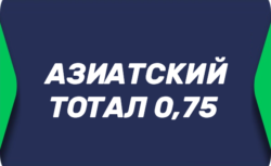 Азиатский тотал 0.75