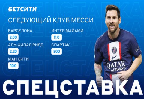 В БЕТСИТИ можно поставить на будущее Лео Месси