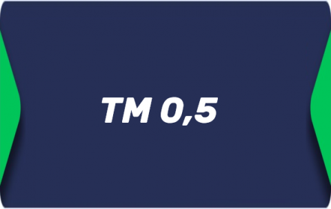 Тотал меньше 0.5