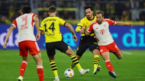 «Бавария» разгромила «Боруссию» из Дортмунда, но не...