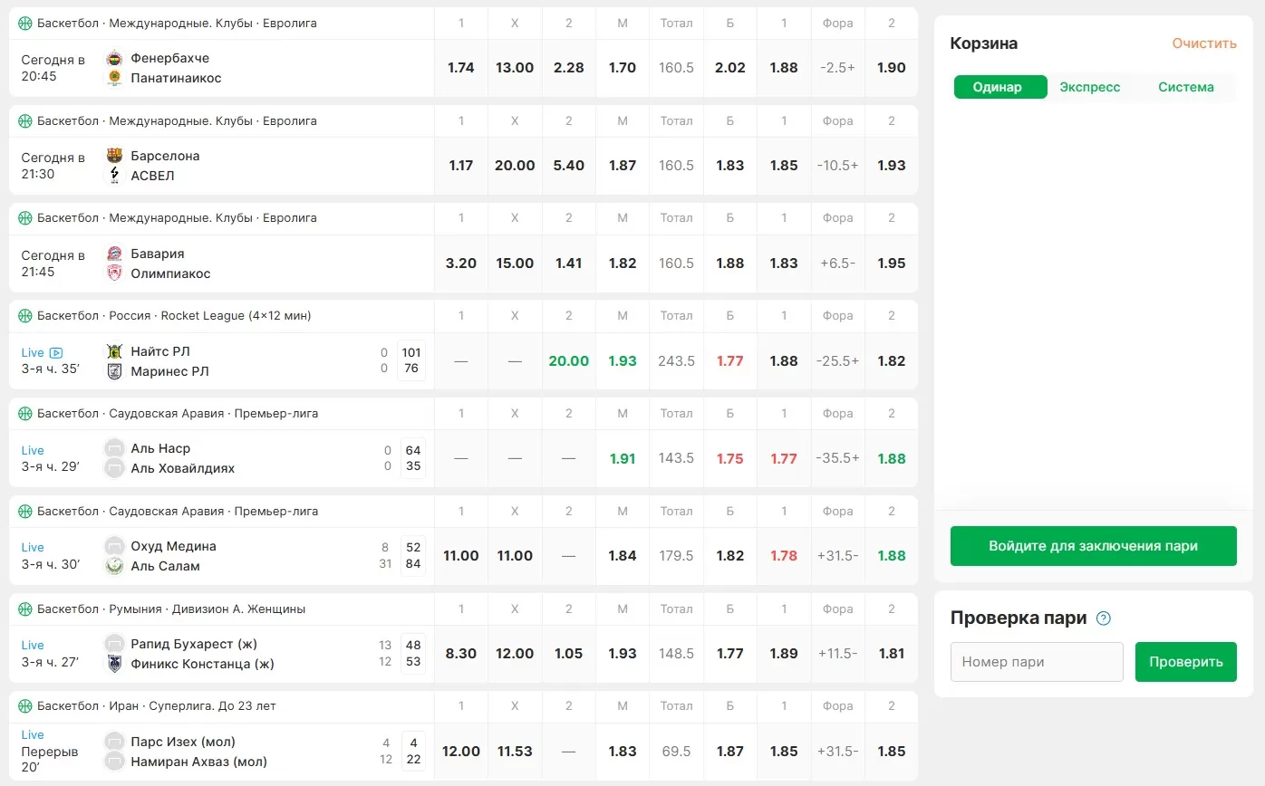 Как выгодно ставить на баскетбол в Лиге ставок