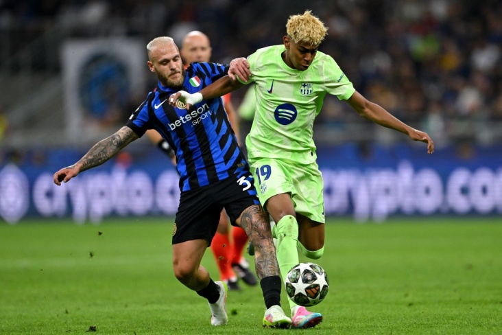 Матч между Интером и Барселоной