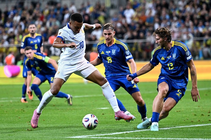 Противостояние сборных Украины и Франции