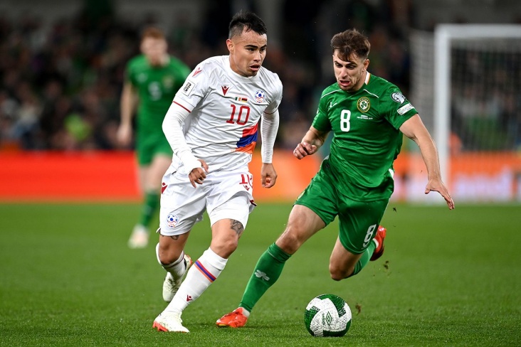 Встреча сборных Ирландии и Армении