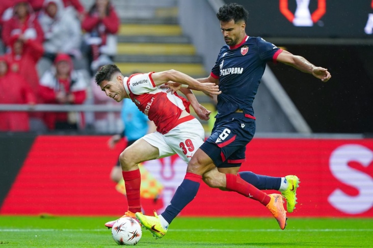 Матч между Брагой и Црвеной Звездой