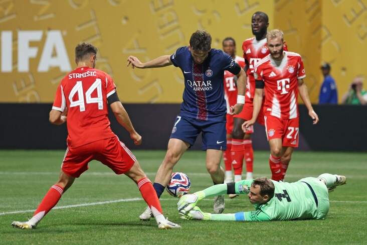 Матч между ПСЖ и Баварией