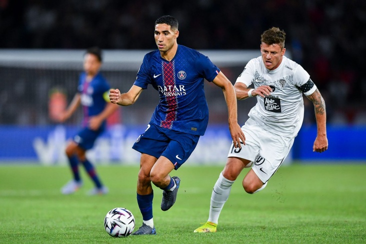 Матч между Анже и ПСЖ