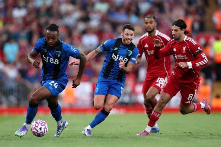 Матч между Ливерпулем и Борнмутом 