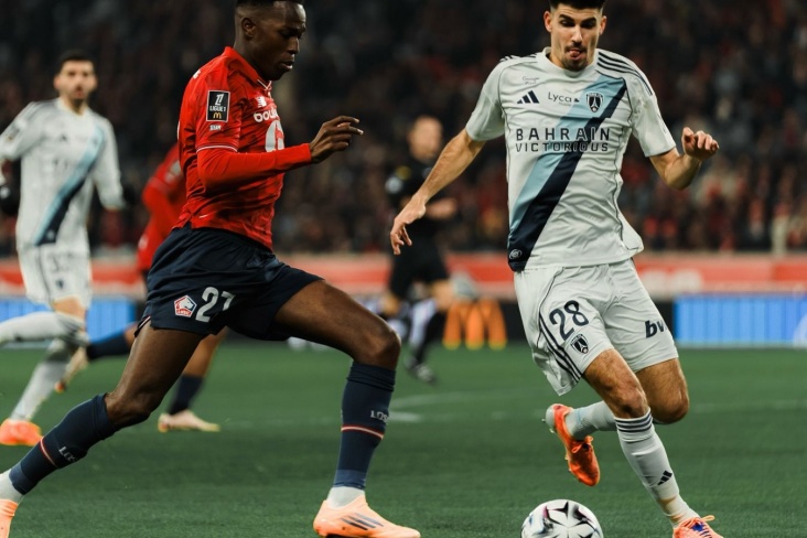 Матч между ФК Парижем и Лиллем