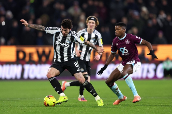 Матч между Ньюкаслом и Бернли