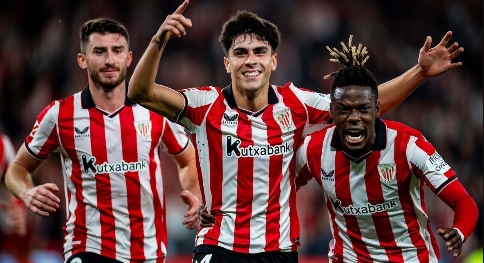 Игроки Атлетика празднуют гол