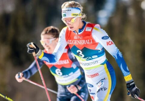 Прогноз на масс-старт. Женщины. Лыжные гонки 22 февраля