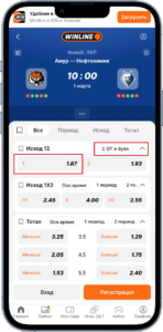 Ставки на матч Амур - Нефтехимик