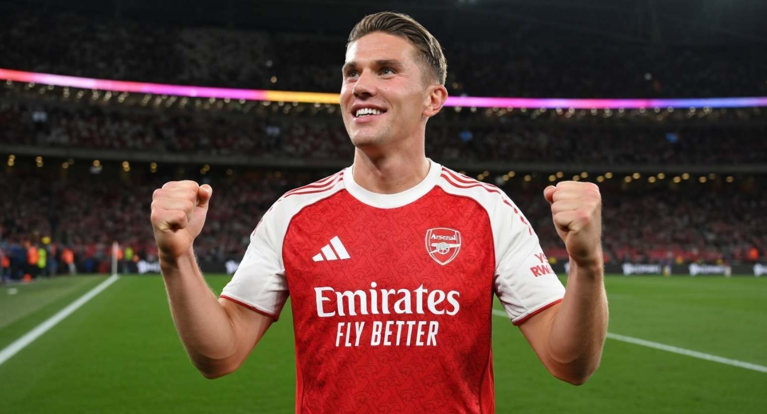 Виктор Дьекереш празднует гол 