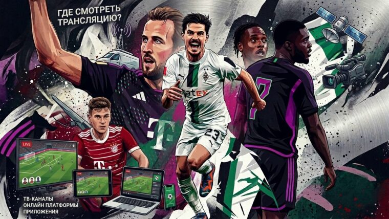 Бавария — Боруссия Менхенгладбах: где смотреть матч и во сколько начало