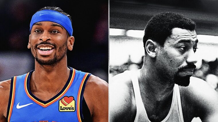 Шей Гилджес-Александер побил рекорд Уилта Чемберлена по матчам с 20+ очками подряд