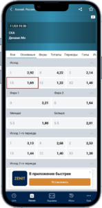 Ставки на матч КХЛ СКА - Динамо Мн