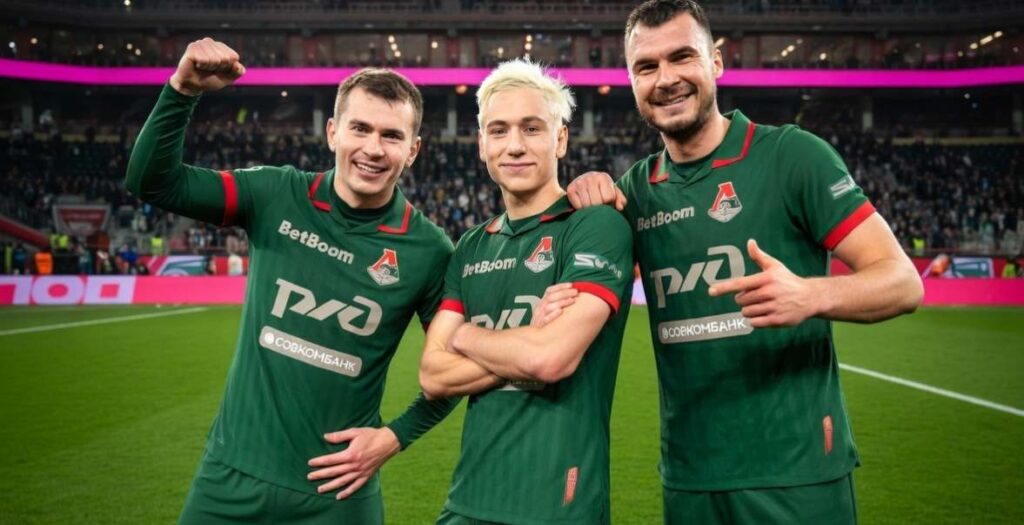 Игроки Локомотива