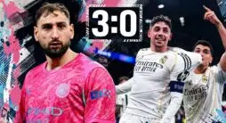 Матч Лиги чемпионов Реал Мадрид - Манчестер Сити 3:0