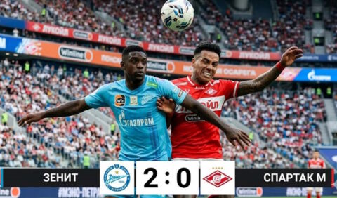Зенит — Спартак Москва: результат матча 14 марта 2026,...