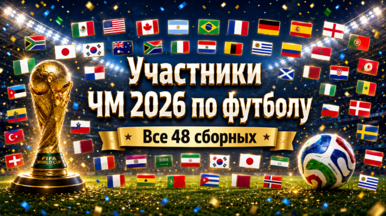 Участники ЧМ 2026 по футболу — все 48 сборных, группы и дебютанты