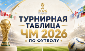 Турнирная таблица ЧМ 2026 по футболу — группы, результаты и сетка плей-офф