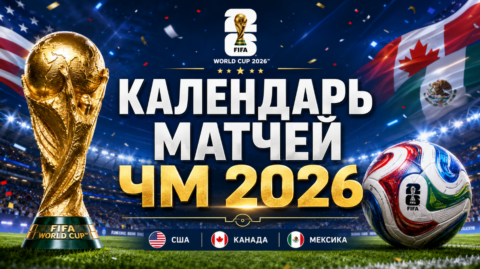Расписание матчей ЧМ 2026 по футболу — полный...