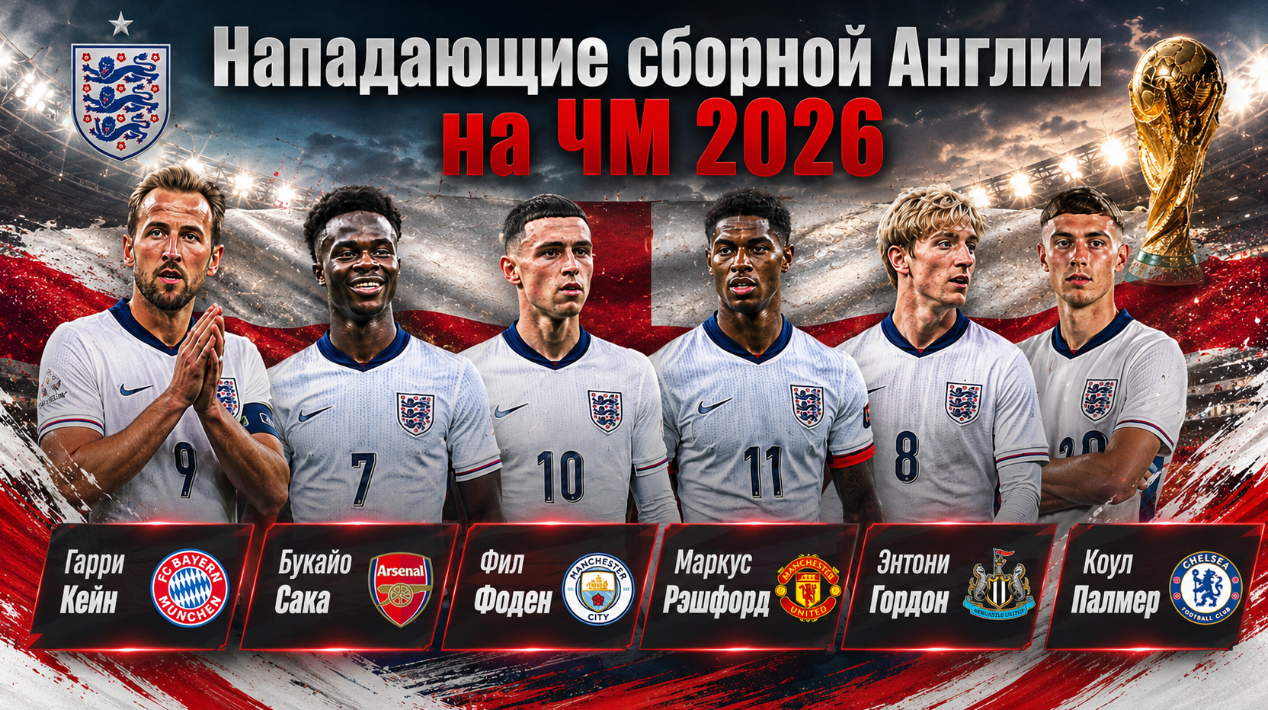 Нападающие сборной Англии по футболу на ЧМ 2026