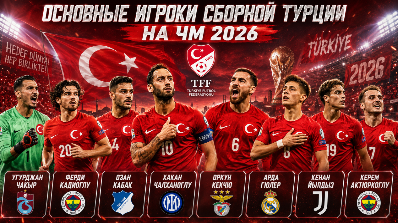 Лучшие игроки сборной Турции на ЧМ 2026
