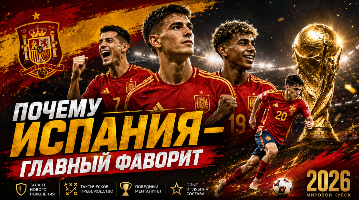 Испания - главный фаворит на ЧМ 2026