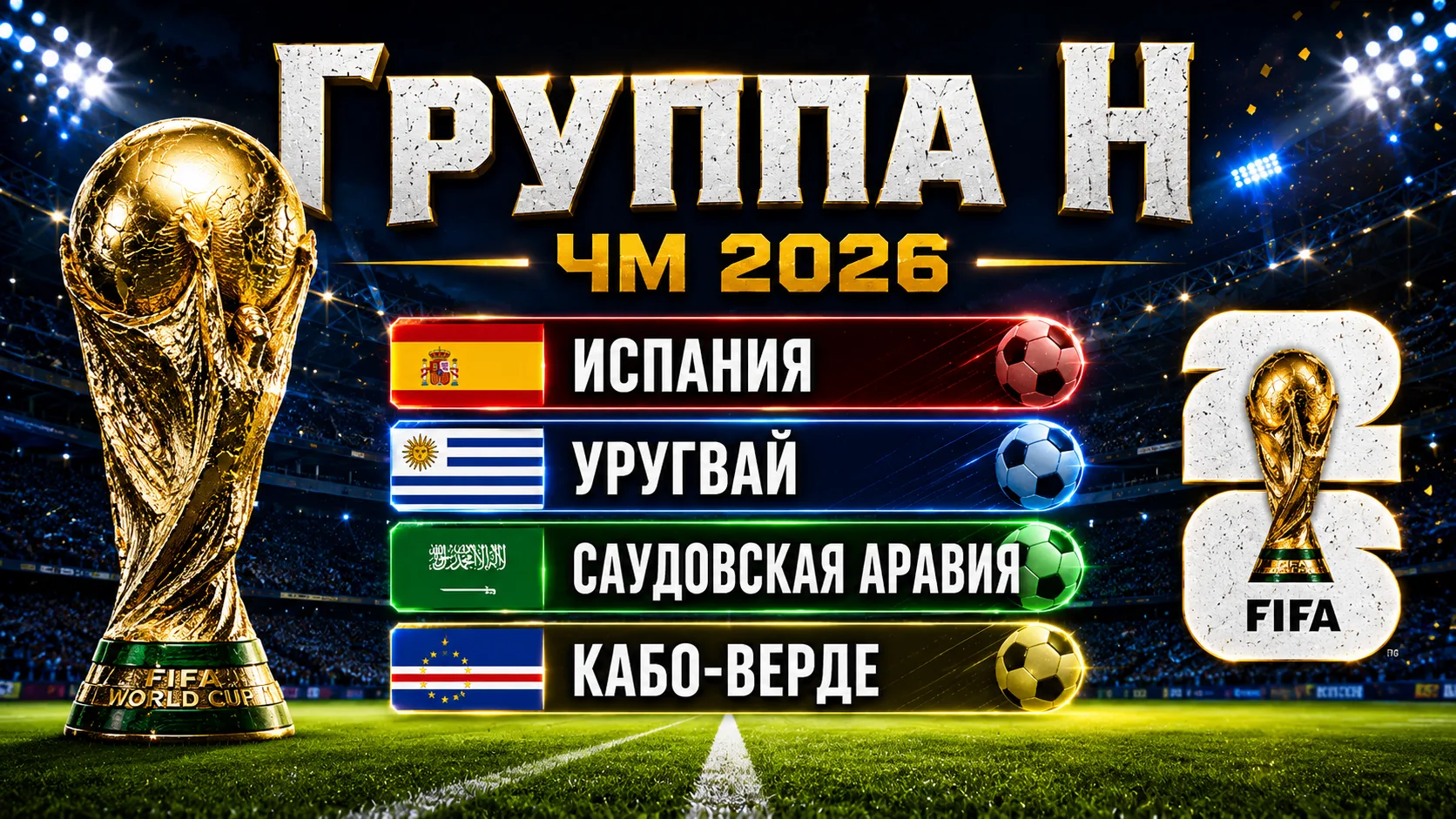 Ямаль сыграет со сборной Испании на ЧМ 2026 в группе H