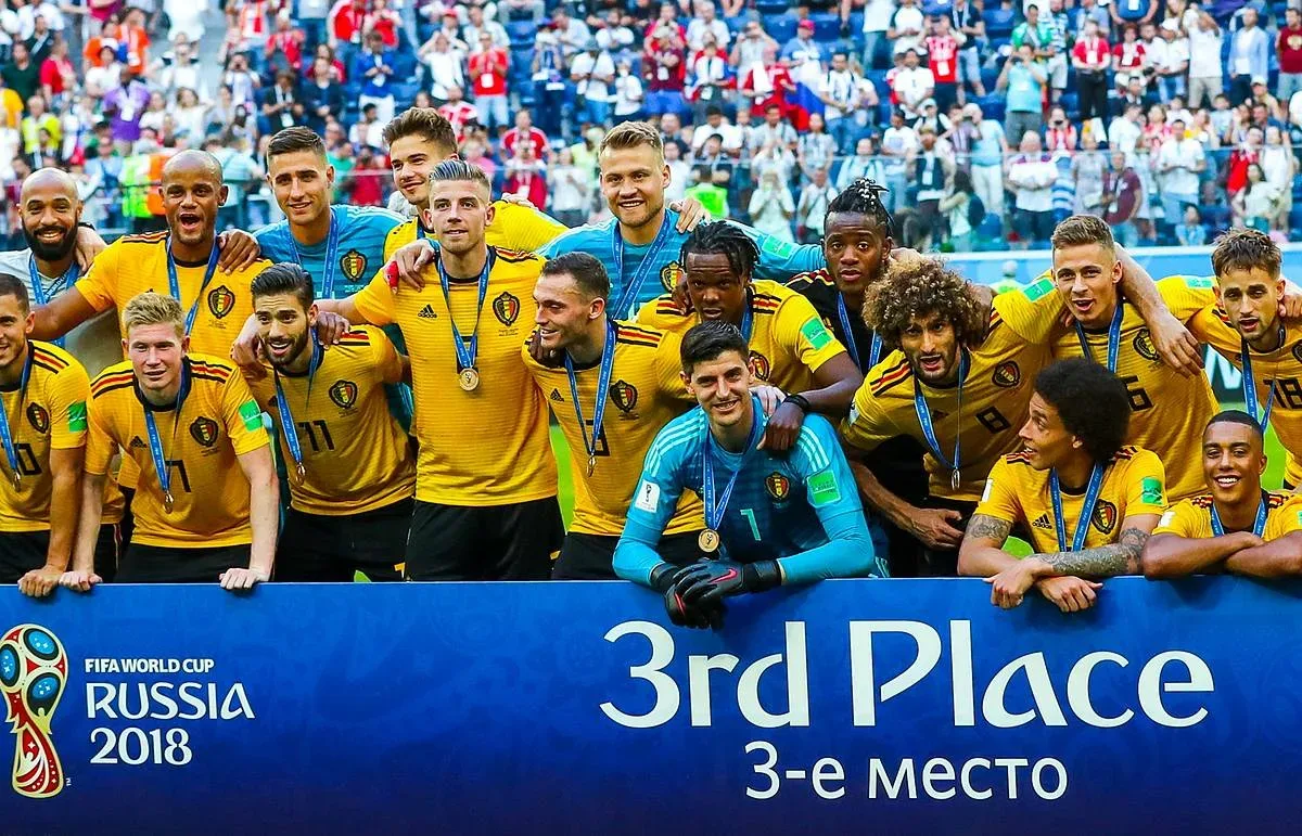 Сборная Бельгии заняла 3 место на ЧМ 2018