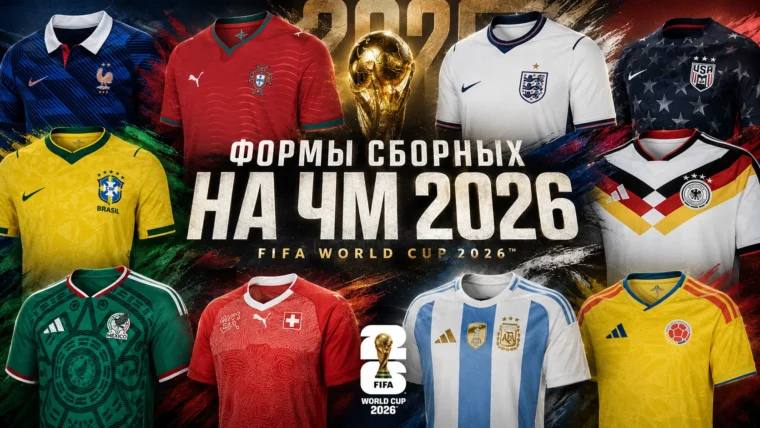 Формы сборных на ЧМ 2026 по футболу — все комплекты и дизайн экипировки