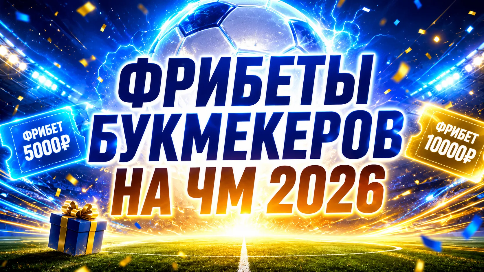 Все актуальные фрибеты на ЧМ 2026 - с депозитом и без, за регистрацию