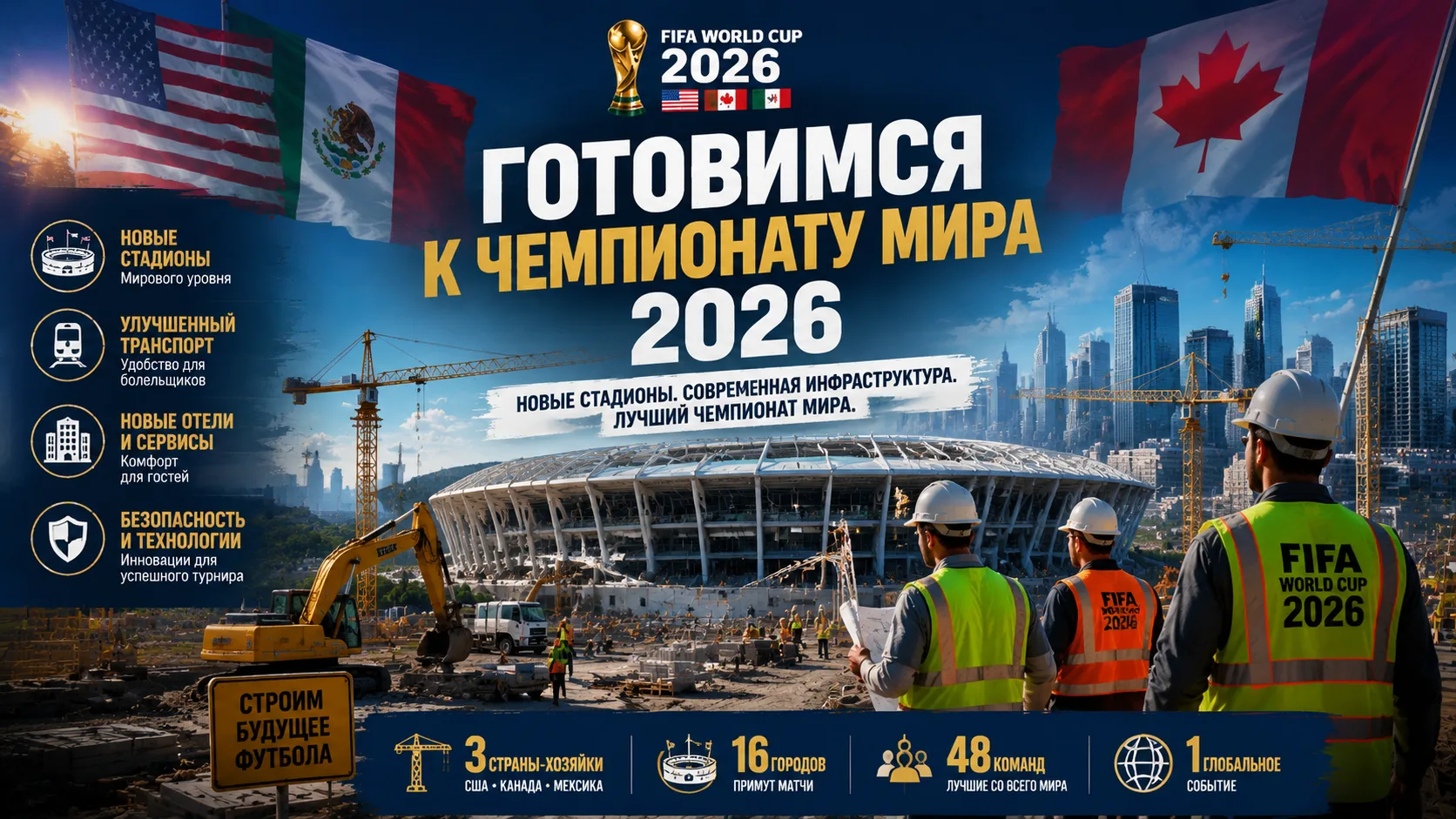 Подготовка инфраструктуры к ЧМ 2026